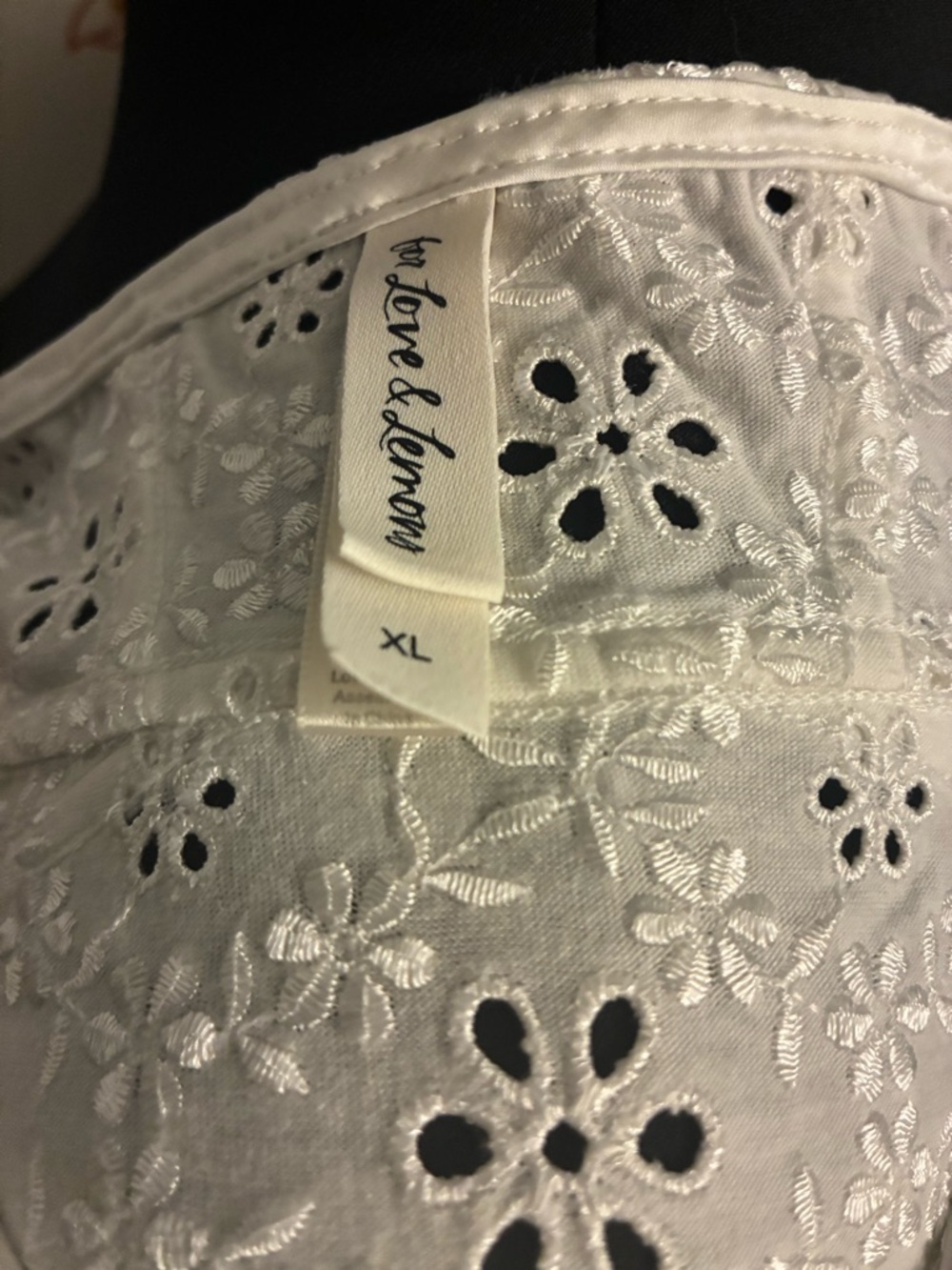 New For Love & Lemons Sophie Eyelet MiniSkirt in Size XL - Picture 4 of 17